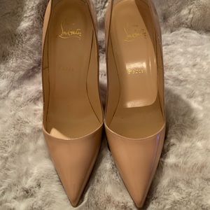 Christian Louboutin So Kate 120 Patent Nude Heel